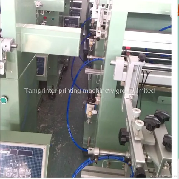 Φ125MM Cylinder Semi Automatic Screen Printer Silk Screen Printing photo-4