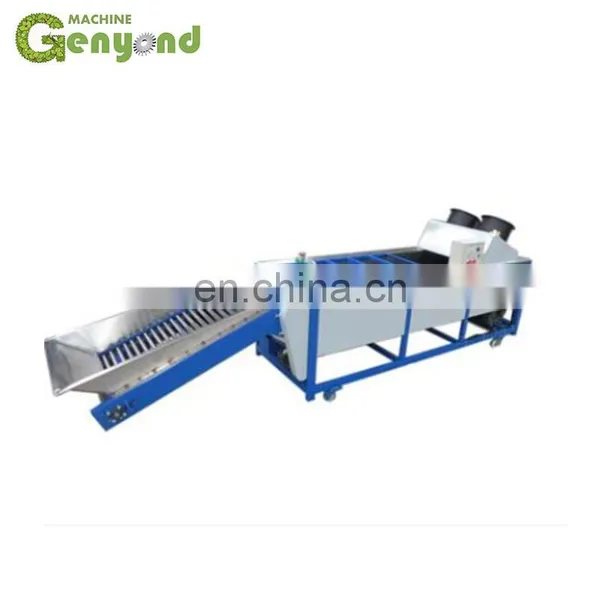 Plc Control Vegetable Sorting Machine / Weighting Fruit Grader for Sale Plastic Paper Threading photo-5