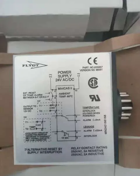 Xylem Flygt Pump Protector Monitor Relay 24V MINICASLL photo-4
