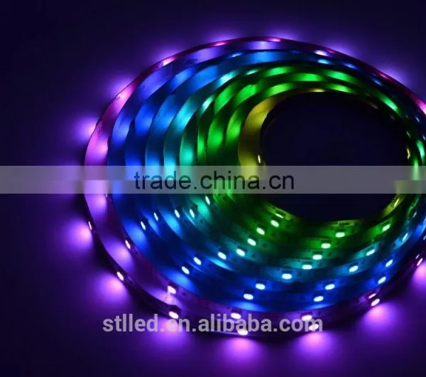 Star Product DC5V 12V WS2811 SM5050 Flexible RGB Led Strip Running Full Dream Color photo-2