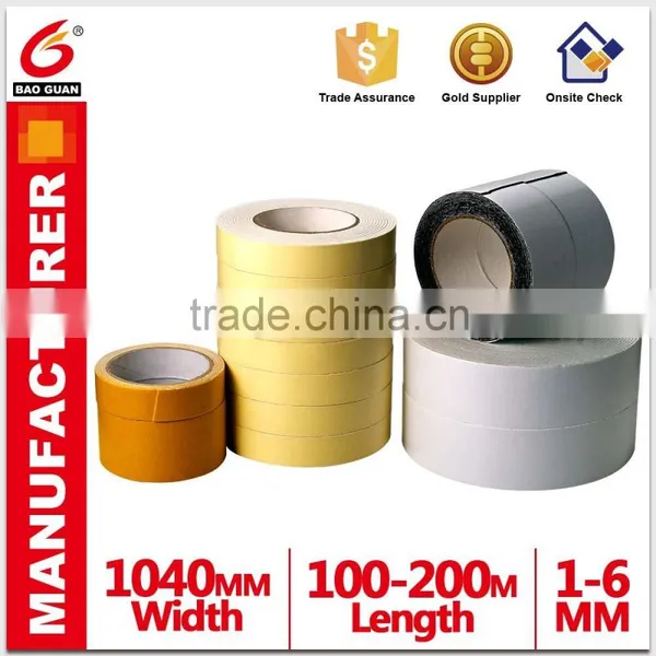 Single Adhesive Solvent/hotmelt/water Glue Pe/eva Foam Tape With Paper Tubes Cores photo-2