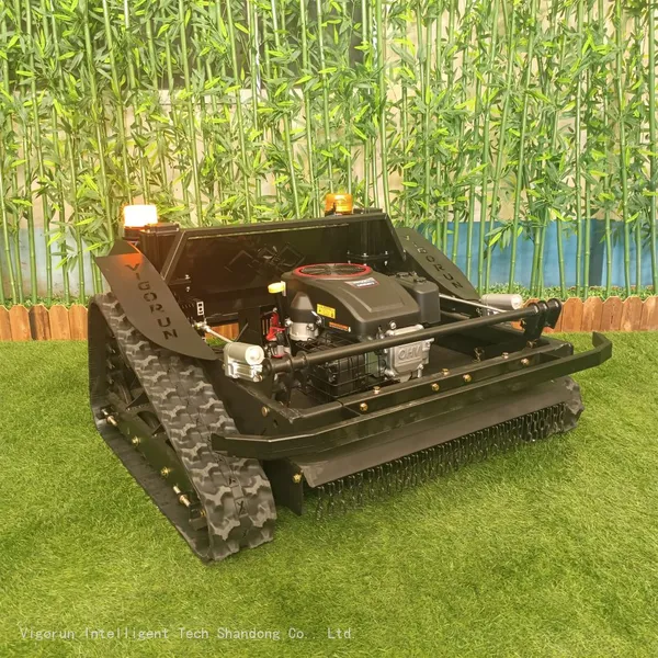 Remote Control Mower With Tracks, China Remote Control Bank Mower Price, Remote Control Hillside Mower for Sale photo-3