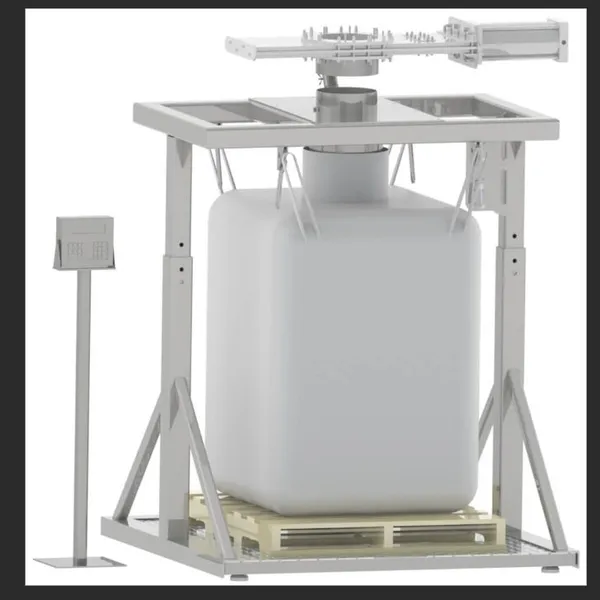 Automatic Quantitative 1-2 Ton Sugar Sand Salt Jumbo Bag Weighing Packing Machine photo-5