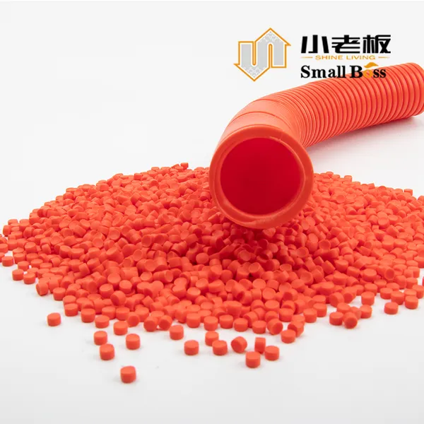 PVC Corrugated Conduit Tube Ripple Pipe Compound Granules