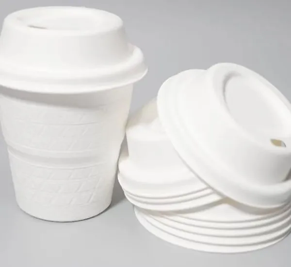 80mm Biodegradable Fiber Lid With Sip Hole Classic Item photo-5