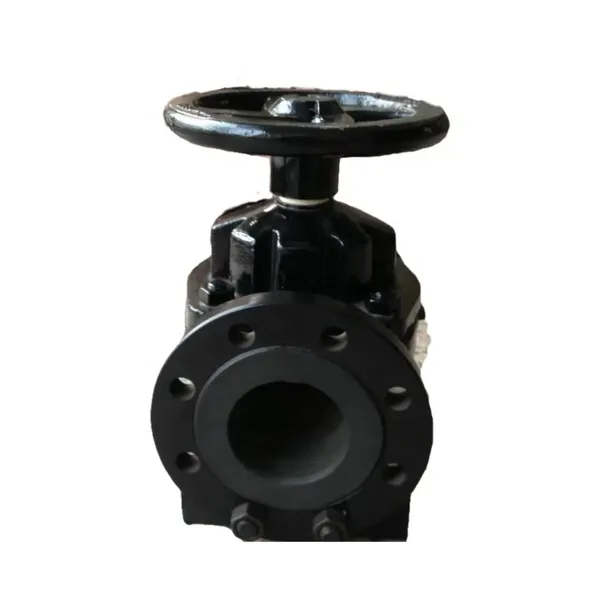 6'' PTFE Lined Cast Steel WCB Body Flange Corrosion Resistant Acid and Alkali Resistant Type Diaphragm Valve photo-3