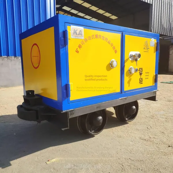 Tracked Transport Vehicle for Blasting Materials, Explosive Box for Mine Track Transportation, Explosive Box for Metal Mines, Track Gauge 600 photo-5