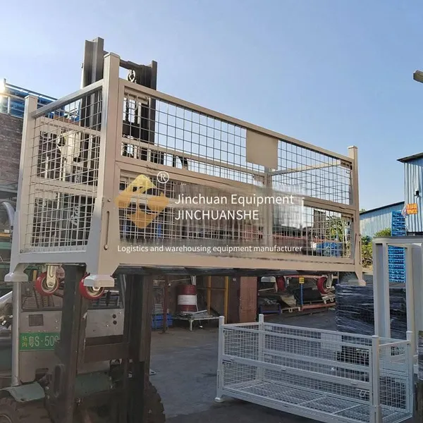 Jinchuan Non-standard Heavy-duty Foldable Storage Cage, High-strength Load-bearing, Full-perimeter Visibility, Safe Stacking, Durable and Sturdy photo-2
