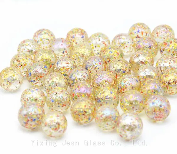 Wholesale Glass Beads Marbles 16mm 25mm Colorful Glass Beads Fishbowl Decorative Beads Craft Ball photo-3