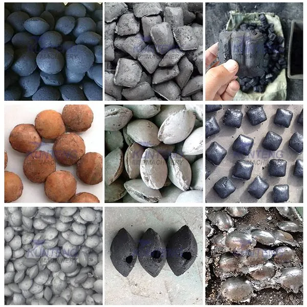 Hot Coconut Shell Horse Manure Charcoal Briquette Making Machine Charcoal Ball Press Machine photo-5