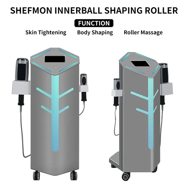 Stainless Steel Vertical 2 in 1 Inner Ball Roller Cellulite Massage Machine photo-5