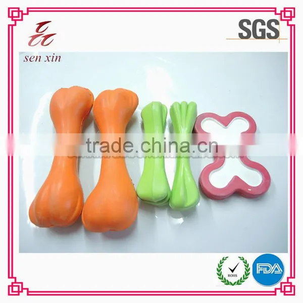 Snug Real-looking Dog Rubber Bone Dog Toy photo-3