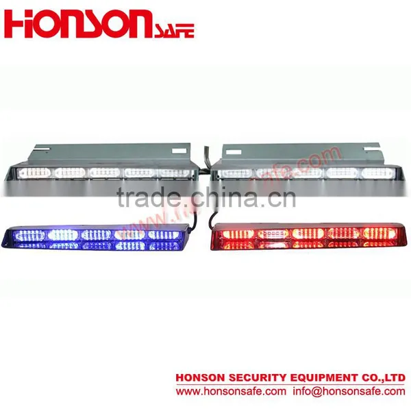 LED Strobe Dash Deck Emergency Visor Light/Windshield Suction Cup Mount Warning Lightbar HV-610 photo-6