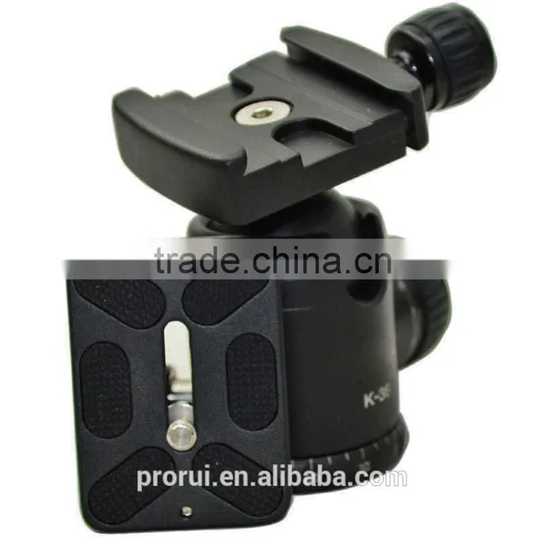 Tripod Monopod Heads Mini Ballhead 360 Degree Rotating Camera Mount Ball Head With 1/4" Mount and Thread For Digital Camera photo-2