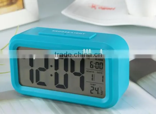 Multicolor Smart Alarm Clock Night Light ABS Color Randomly Clock With Temperature photo-4