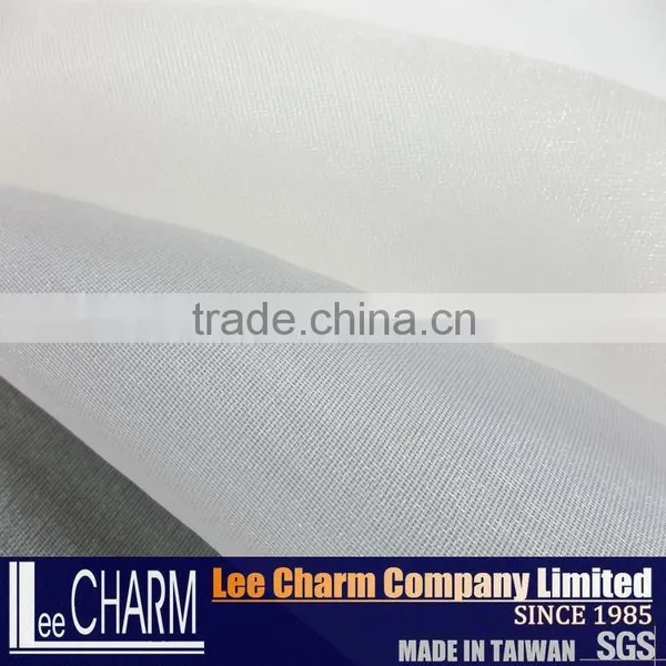 100% Polyester Satin Ivory Organza Fabric photo-6