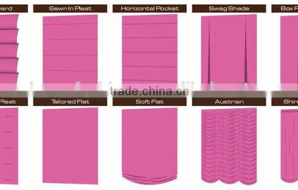 Choose Various Style(european/american ) of Roman Shutters Shades Window Blinds photo-3