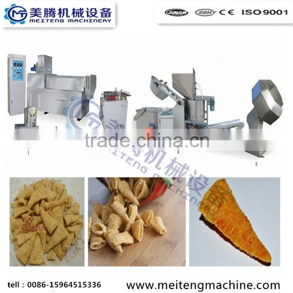 Fried Snack Food 3D Buggle Flour Chips Machine photo-4