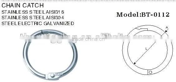 Rigging Hardware Stainless Steel AISI 304 &316 Welded Round Ring Nose Ring photo-6