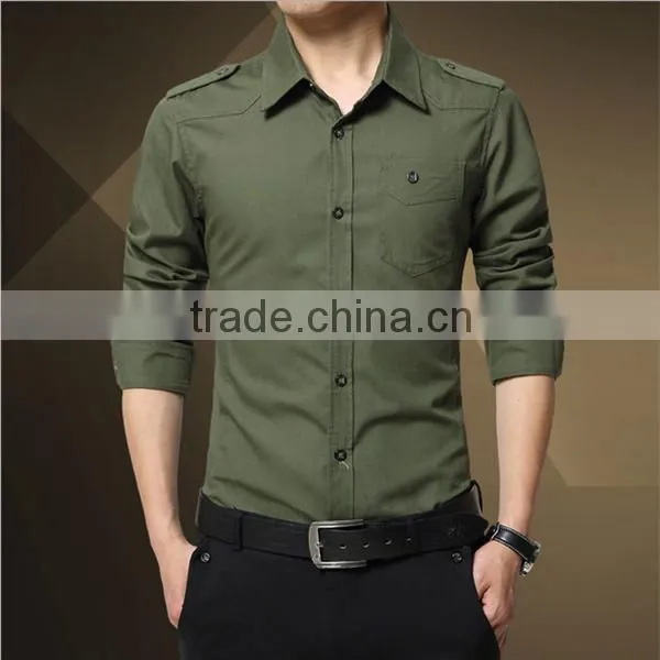 Factory Top Quality Cheap Price Cotton Custom Man Shirt photo-5
