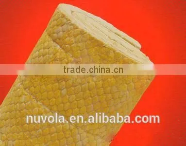 Industrial Wire Meshed Rock Wool Blanket / Mineral Blanket