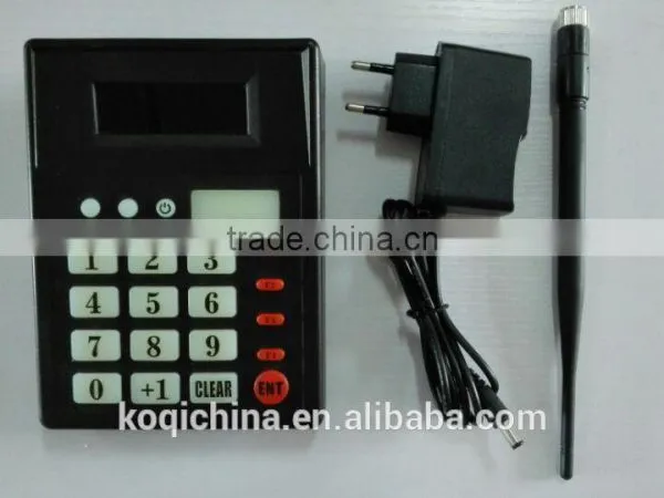 Kitchen Call Waiter System CE Passed 433mhz Restaurant Call System Digital Electronic Restaurant Wireless Sound System photo-2