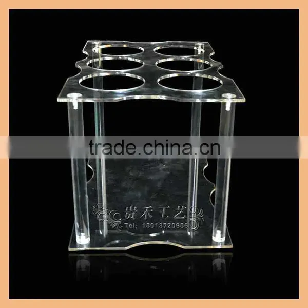 Transparent Acrylic Wine Display Rack for Bar Ware photo-6