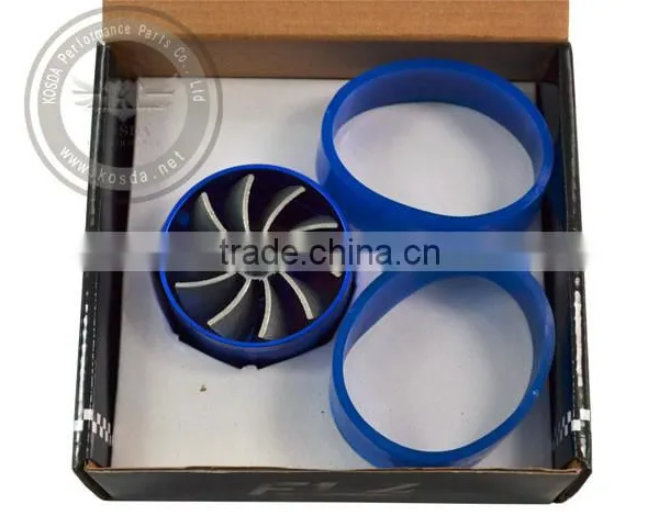 New Car Rubber Single Turbo Turbine Charger Cool Air Intake Fuel Gas Fan photo-2