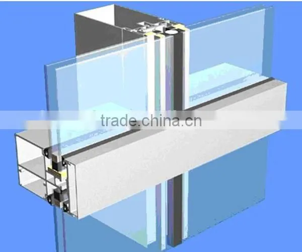 Unitized Glass Curtain Wall With CE Certificate photo-3