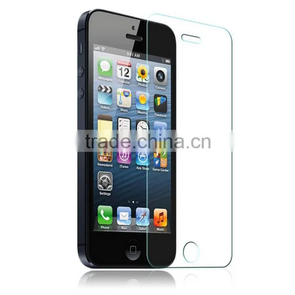 Factory Wholesale 9h 0.26mm Tempered Glass Screen Protector for Iphone5