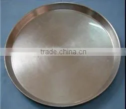 Round Plastic Plate With Foil Finish Wholesale