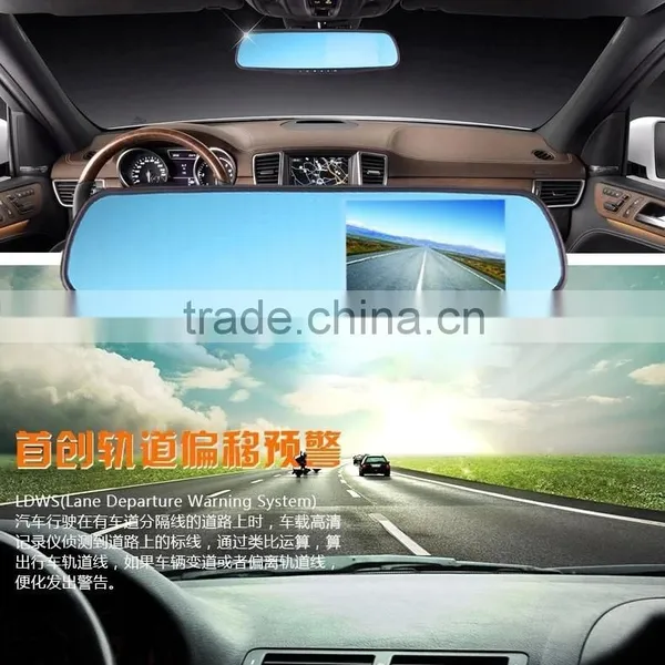 Full HD 1080P 4.3" Dual Lens Car DVR Mirror Dual Car Camera Dvr photo-2