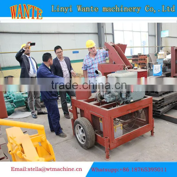 WT1-20 Clay Block Making Machine Price Soil Interlock Paver Press Machine photo-2