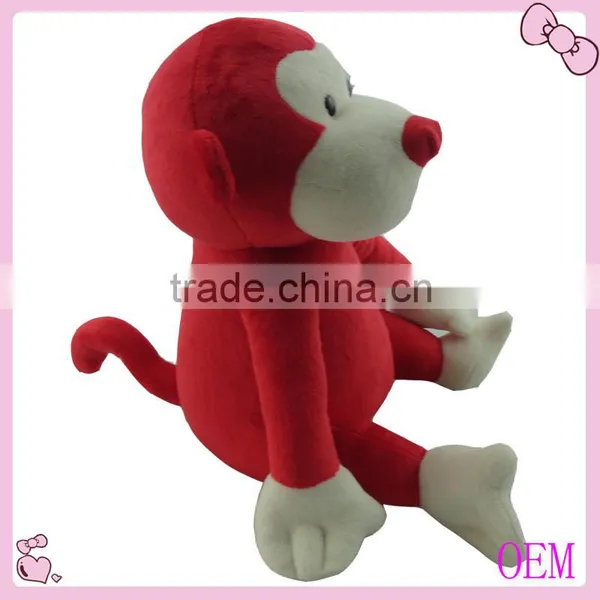 Factory Wholesale Funny Red Monkey Plush Toys photo-4