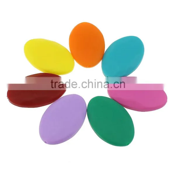 silicone beads BPA Free food grade soft teething beads for baby bite