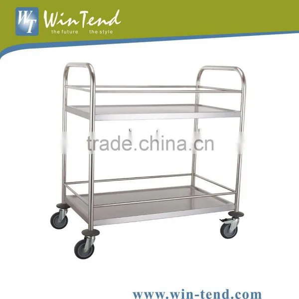Hotel Restaurant AISI 304 Quality Stainless Steel Trolley photo-4