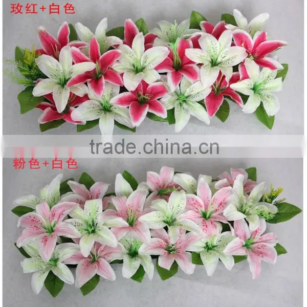Factory Directly High Quality Decorative Artificial Flower Panel Wall photo-3