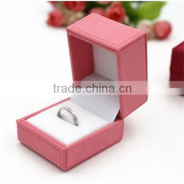Decorative Design Wholesale Velvet Insert Mini Ring Gift Box photo-4
