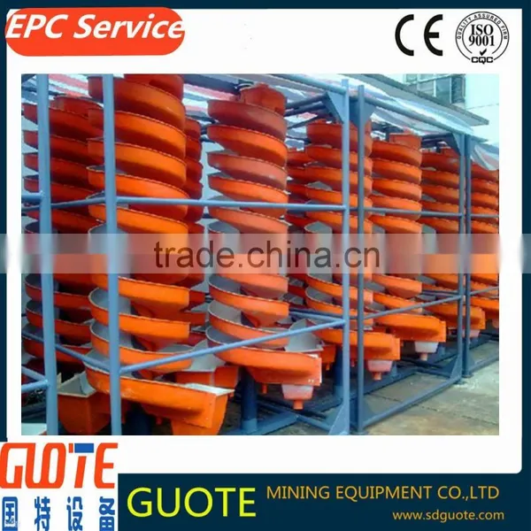 mineral processing Series GSZ gravity separator machine with spiral chute