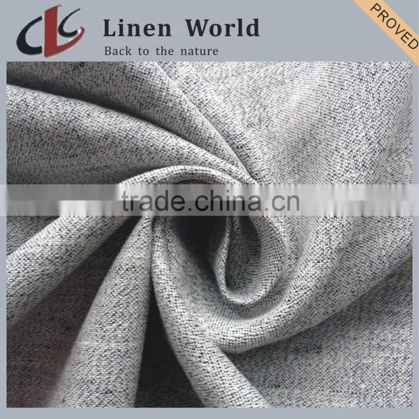 16S High Quality Plain Dyed Linen Viscose Blend Fabric
