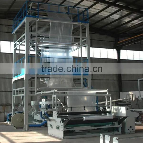 UTOPLAS Brand Pe/ldpe/hdpe Three Layer Co-extrusion Film Blowing Machinery