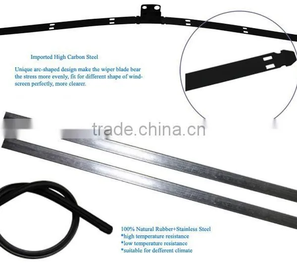 Exact Fit 5 in One Adaptor High Quality Flat Wiper Blade photo-2