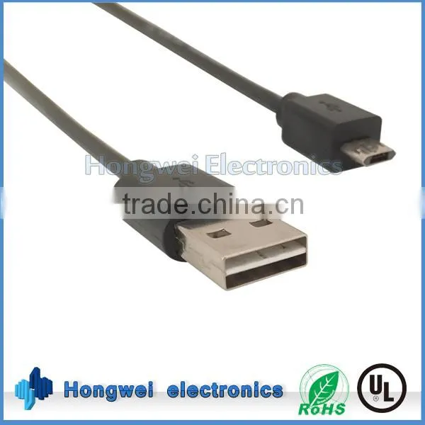 Rectangular Casing Micro USB Data Sync Reversible Type-A to Reversible Micro-usb Charging Cable