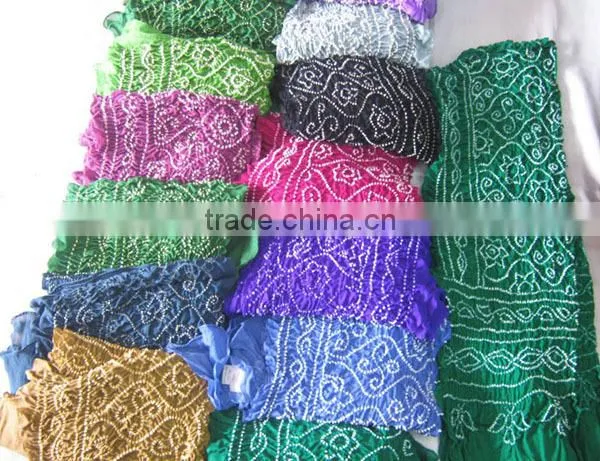 Many Colour and Design Silk Stoles Dupatta Supplier