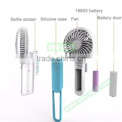 In Shop Now 2 in 1 Portable USB Cooling Fan Mini Fan Selfie Stick, Wired Selfie Stick photo-4