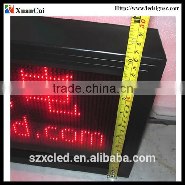P6-32*96Red Lamp Semi-outdoor Message and Temperature Display Led photo-4