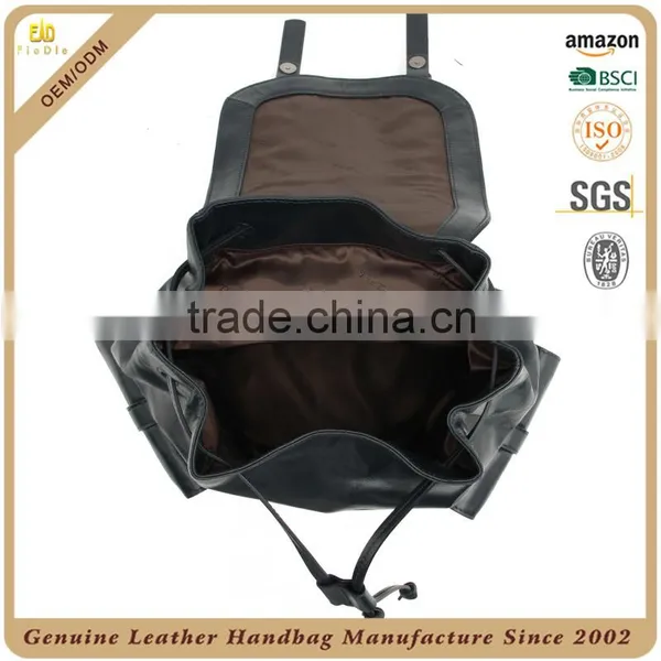CSN2085A001 Genuine Leather Backpack China Back Pack Bag Online Shopping Cow Leather Bag photo-5