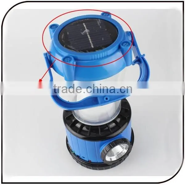 Solar Powered 11+1 Led Plastic Two Modes Power Bank Function Solar Camping Light With USB Port photo-5