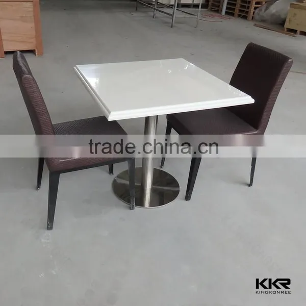 Square Pedestal Modern Dining Table photo-6