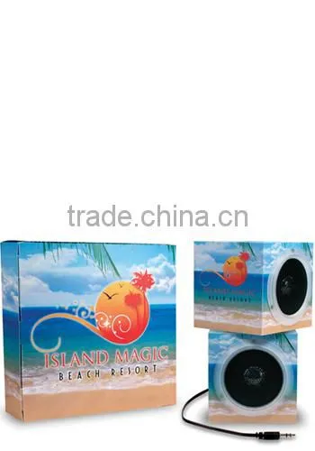 Promotional Cube Shape Portable Speakers